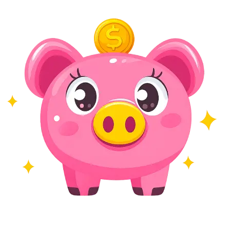 Ikona prowadząca do kategorii bajek o finansach i oszczędzaniu